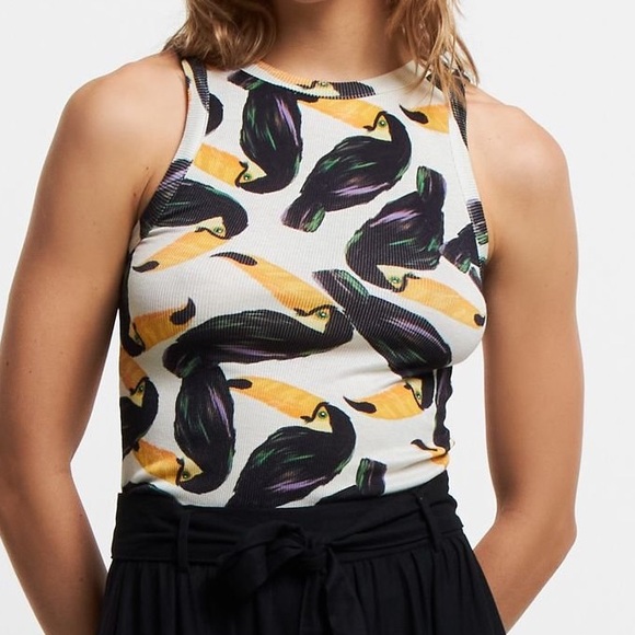 Toucan print tank top - Picture 1 of 6